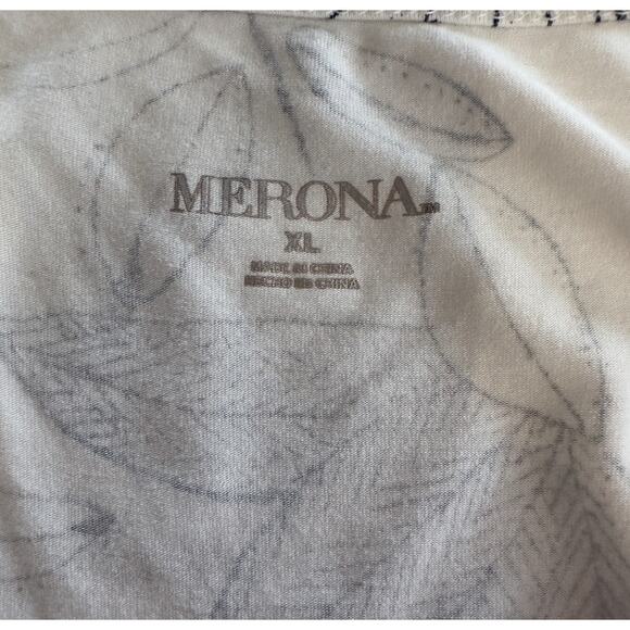 Style & Co & Merona Tank Top Bundle XL Yellow, White/Blue V-Neck Bohemian Summer - Picture 14 of 16